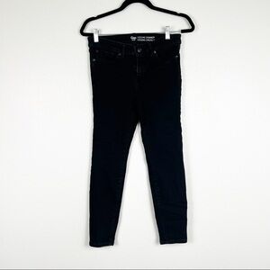 GAP Mid Rise Black Skinny‎ Jeans 4